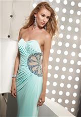Jasz Couture 4344.  Available in Mint, Pink, Red, White